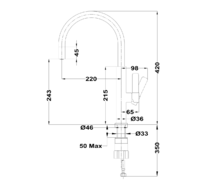 Кухонный смеситель Teka FOT 995 COPPER